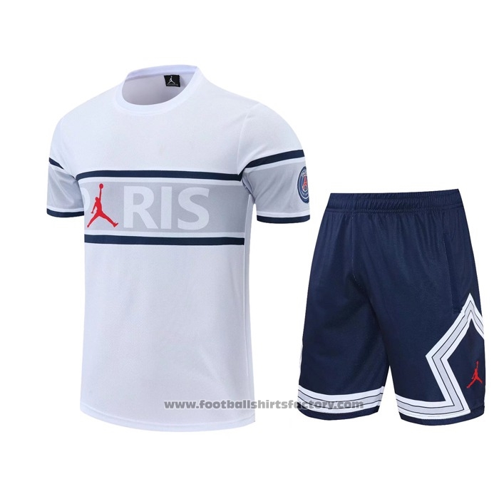 Tracksuit Paris Saint-Germain Short Sleeve 2022-2023 White - Shorts